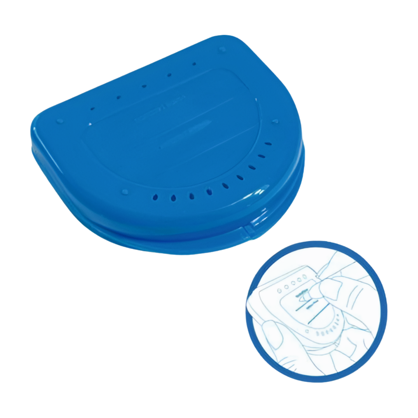 CAJA RETENEDORA PLASTICA SILVERDENT REF: 1065