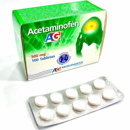 ACETAMINOFEN AG MEDICAMENTOS X 100 REF: 1437