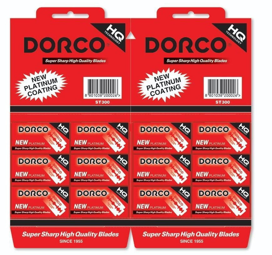 HOJA DORCO CUCHILLA ROJA DISPLAY X 12   REF: 1137